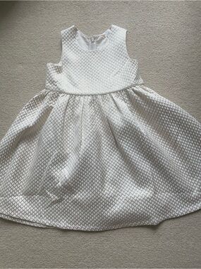 Egg New York Size 7 Girls Cream / Gold dress